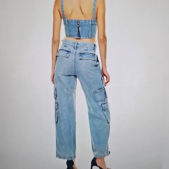 DENIM FORUM: The 90s Millie Rise Cargo Jean - Picture 3 of 10